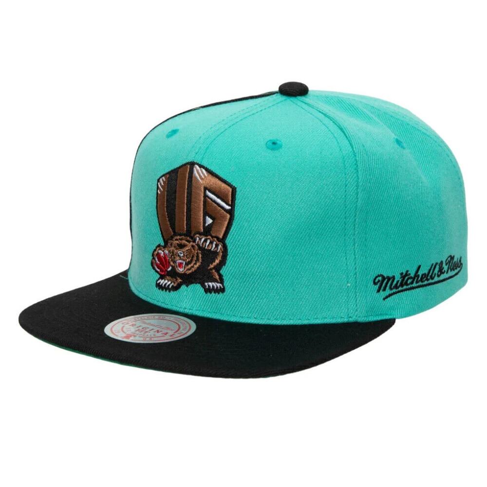 Mitchell‎ & Ness Memphis Grizzlies NBA Rear Script Deadstock Patch Snapback Hat